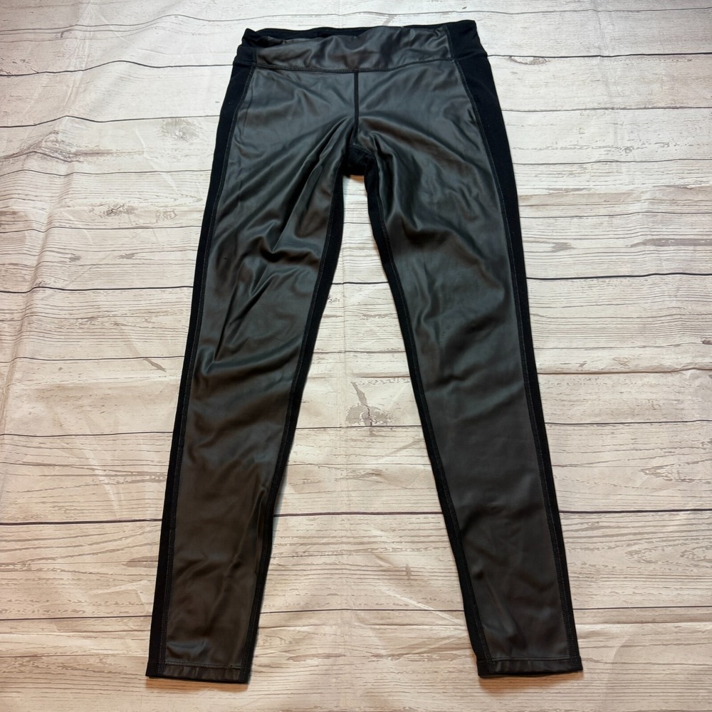 Athleta Leggings Black Skinny Pull On Pleasther Women's Size Small